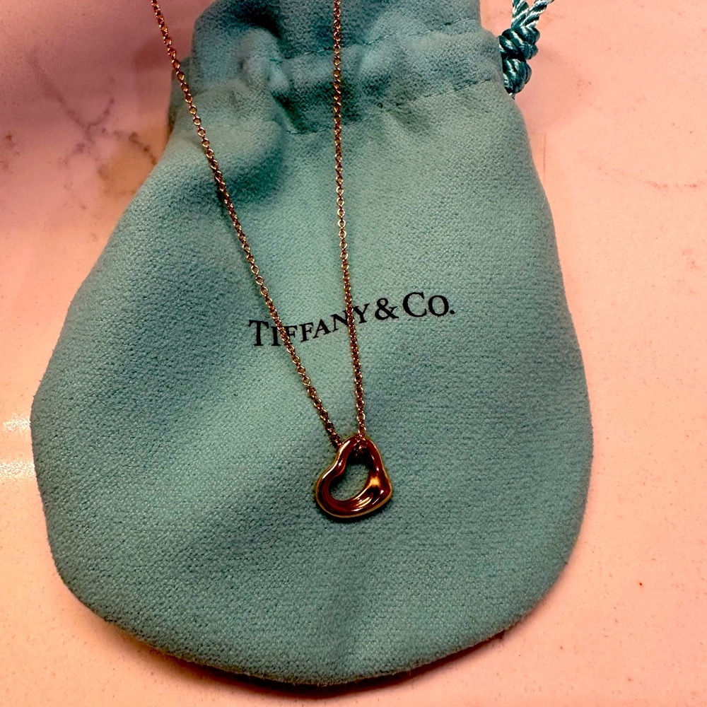 Tiffany & Co Open heart Necklace